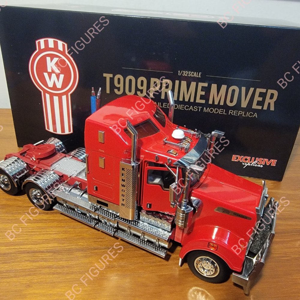 Exclusive Kenworth T909 Red Prime Mover Australian Truck 1/32 DieCast Model